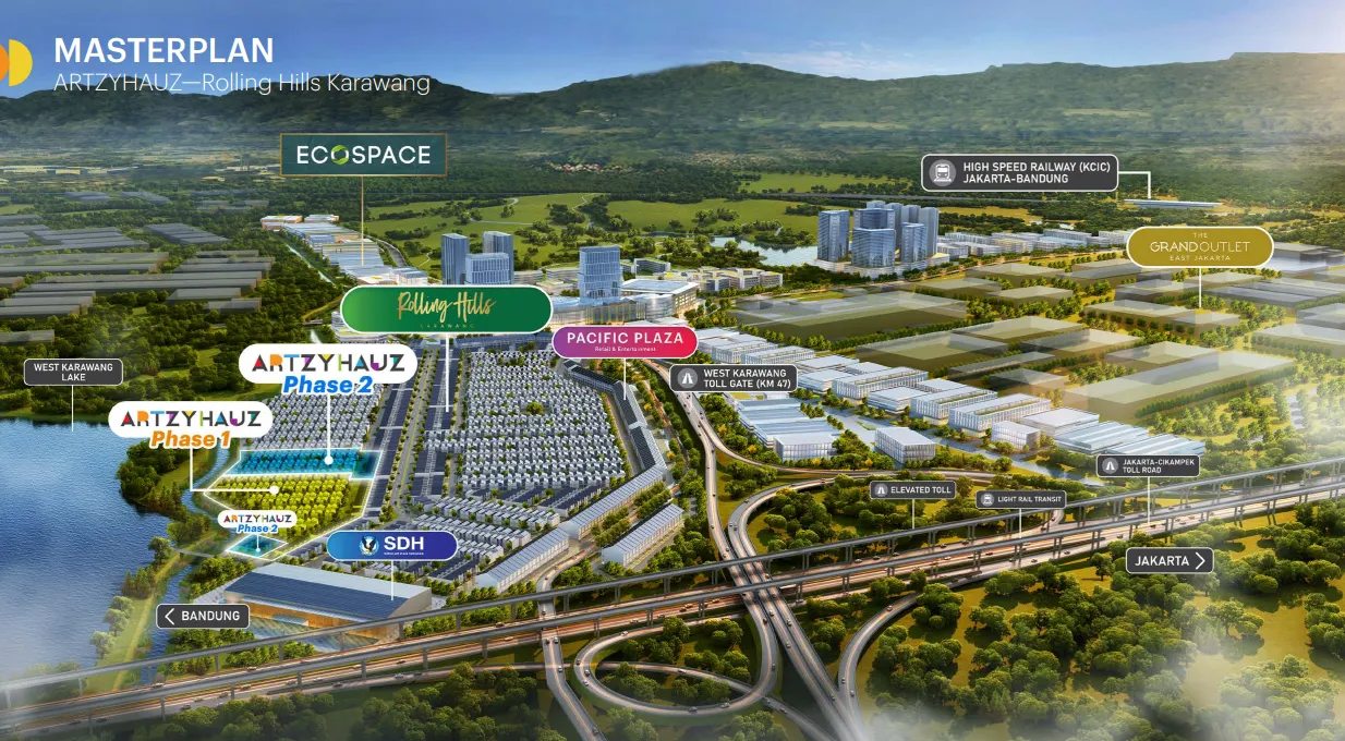 Master Plan Artzy Hauz Phase 1 Lippo Karawang